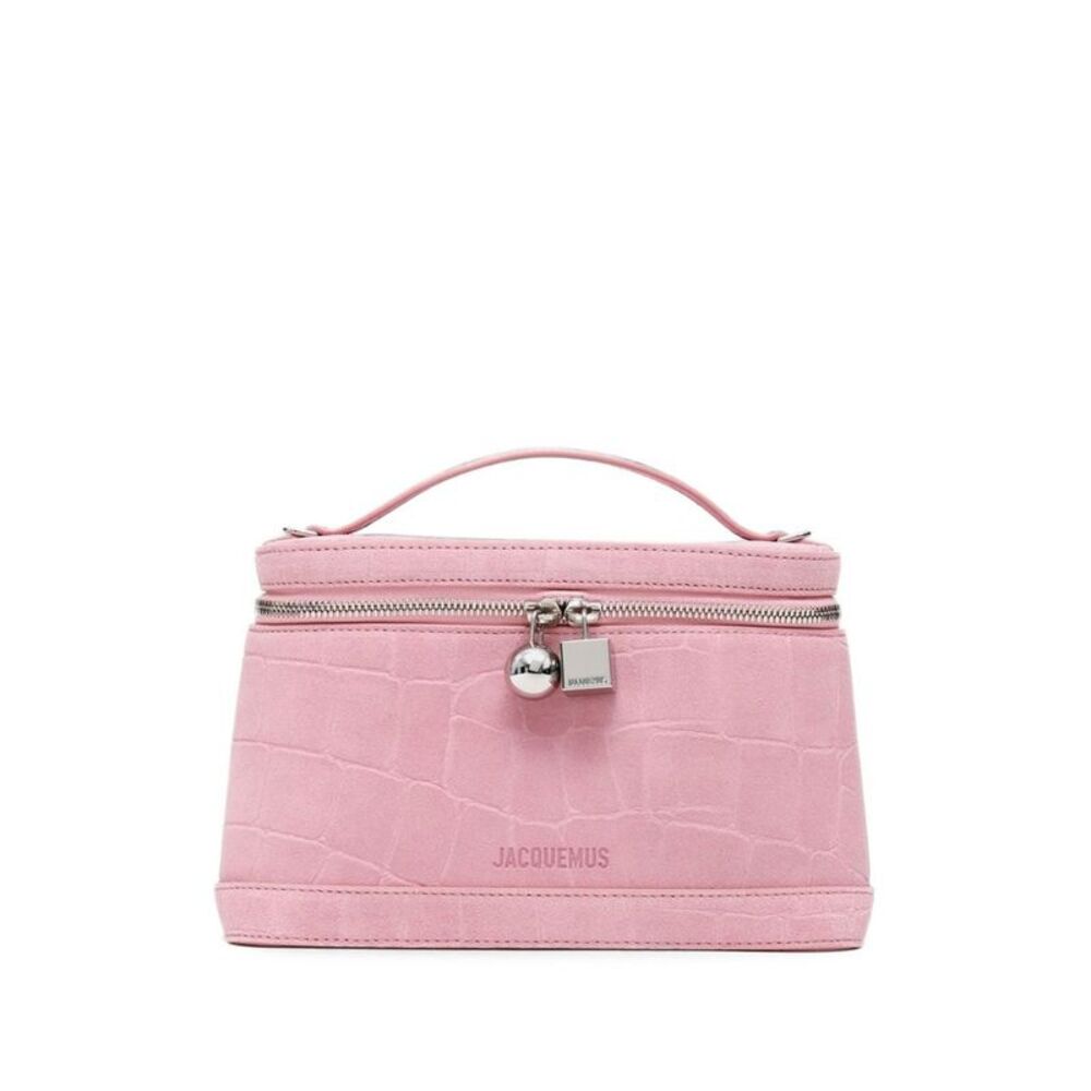 Jacquemus Women Le Petit Vanity Leather Shoulder Bag